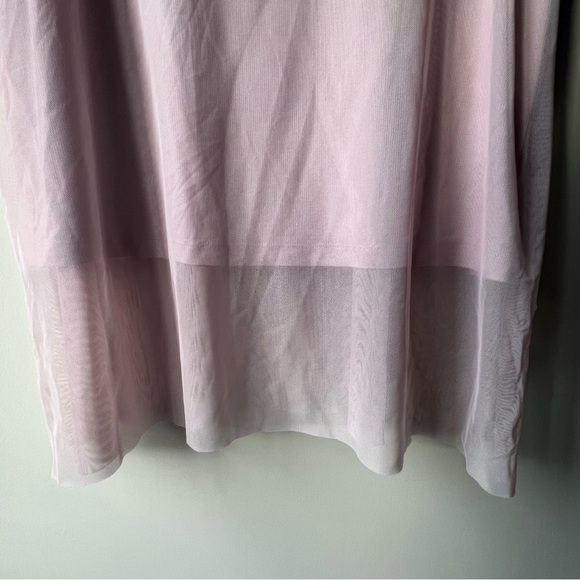 Rebel Wilson X Angels Women's Plus Size 2XL Long Mesh Overlay Sleeveless Top - Picture 7 of 11